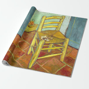 Papier Cadeau Chaise de Vincent Van Gogh avec pipe