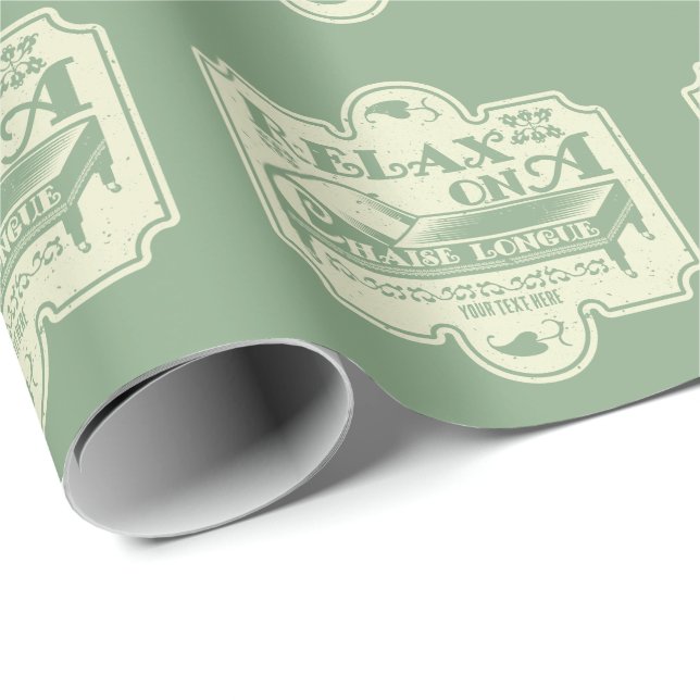 Papier Cadeau Chaise Longue (Coin rond)