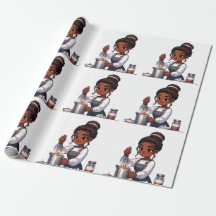 Papier Cadeau Chaleur hivernale douce - Papier d'enveloppement d