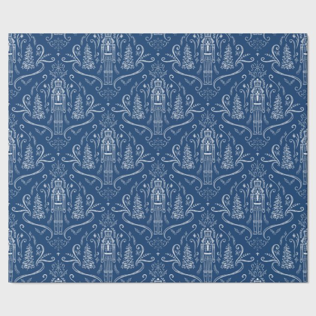 Papier Cadeau Chalk nutcracker doodle Christmas  (Couture)