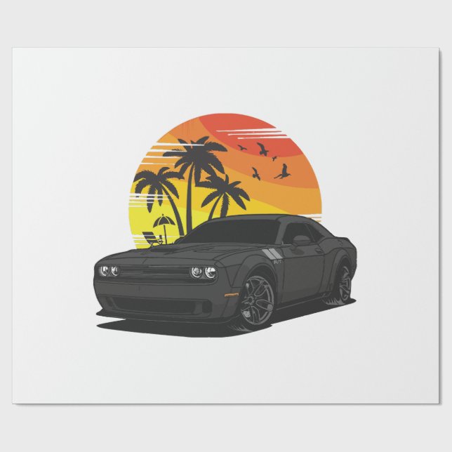 Papier Cadeau Challenger (Plat)