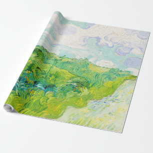 Papier Cadeau Champs de blé vert, Van Gogh