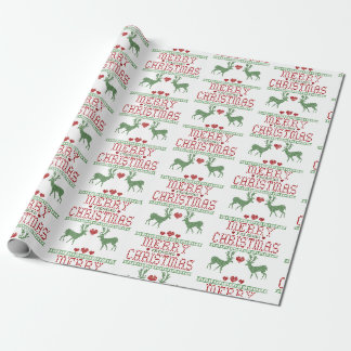 Papier Cadeau Chandail de Noël moche