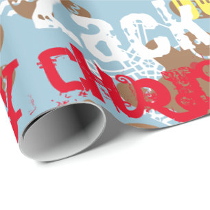 Papier Cadeau Changement nommé rose d'enveloppe de cadeau de