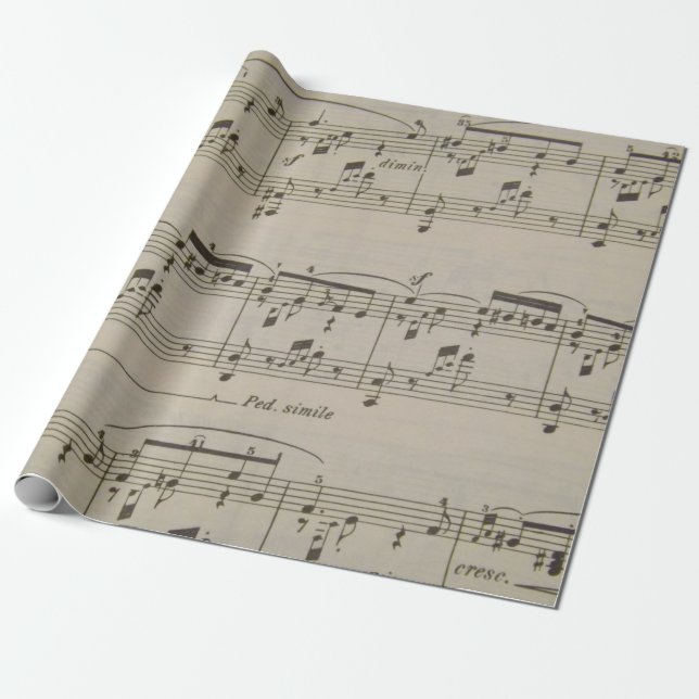 Papier Cadeau Chanson de ressort (Déroulé)