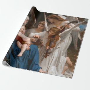 Papier Cadeau Chanson des anges de William-Adolphe Bouguereau