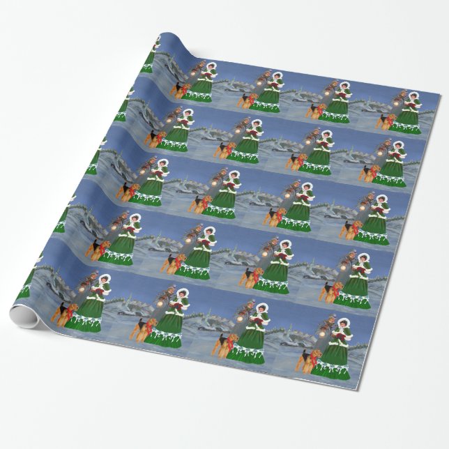 Papier Cadeau Chants de Noël (Déroulé)
