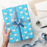 Papier Cadeau Chanukah Jelly Doughnut Etoiles juives Snowflakes<br><div class="desc">Ajoutez un peu de couleur de vacances et pétillez avec ce design amusant de papier d'emballage Chanukah. Convient aux enfants ou aux adultes, aux entreprises ou aux besoins d'enveloppement de cadeaux de famille. Il y a des sacs-cadeaux, du papier-mouchoir et du ruban pour un look Chanukah complet, ou vous pouvez...</div>