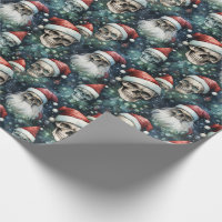 Chapeaux de Père Noël gothique Vert et Rouge Alter