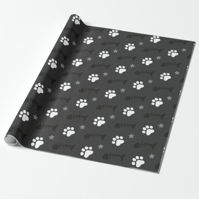 Papier Cadeau Chaque Chat Est Mon Meilleur Ami (Déroulé)