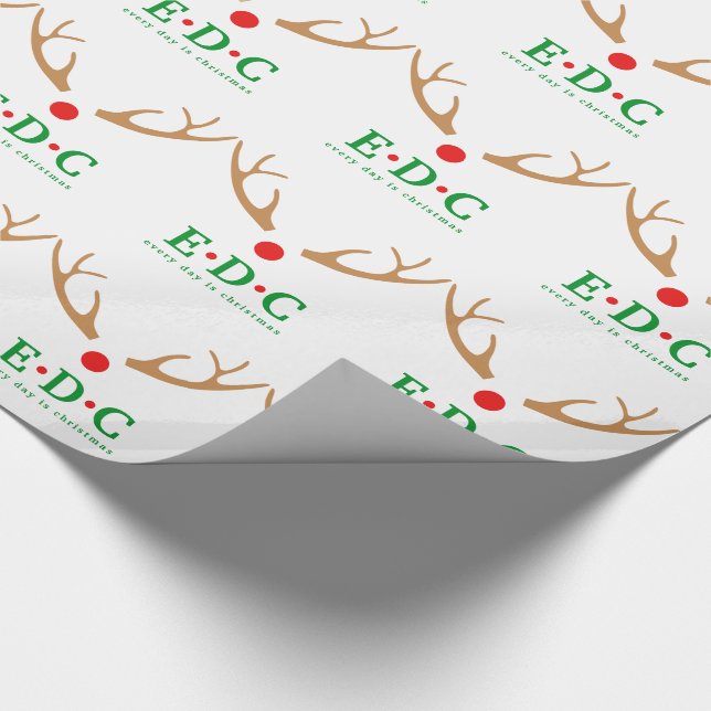 Papier Cadeau Chaque jour est Noël  (Coin)