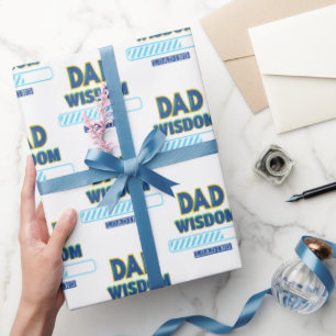Papier Cadeau Chargement de la sagesse de papa