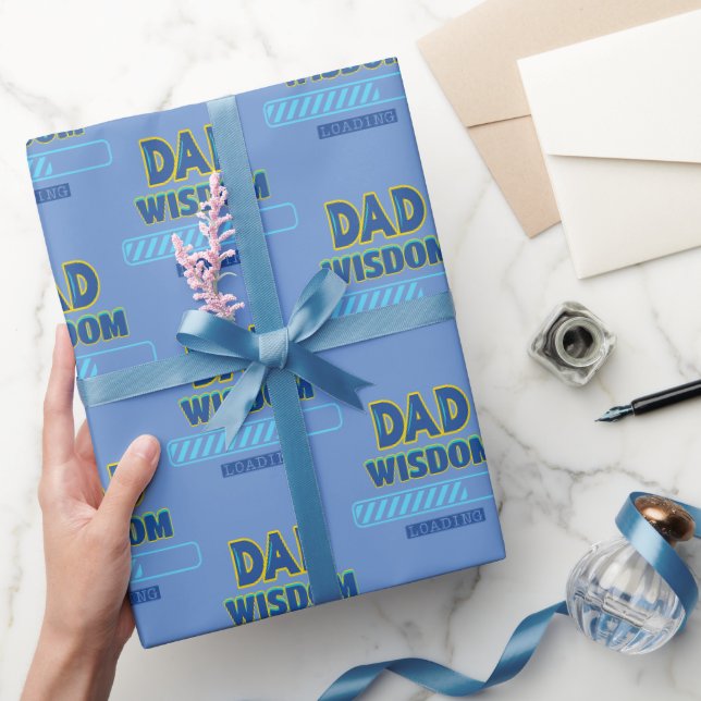 Papier Cadeau Chargement de la sagesse de papa (Cadeaux)