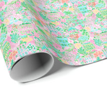 Charleston Pastel Prépa Palm Beach Motif Imprimé