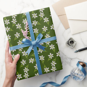 Papier Cadeau Charme de marguerite sauvage