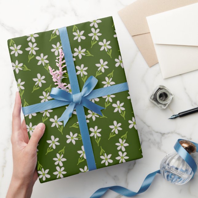 Papier Cadeau Charme de marguerite sauvage (Cadeaux)