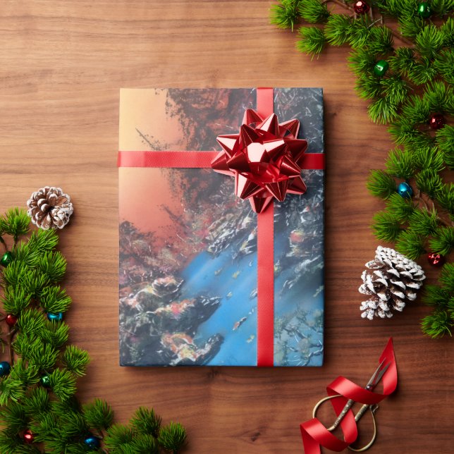 Papier Cadeau Charme de Noël (Cadeau de vacances)