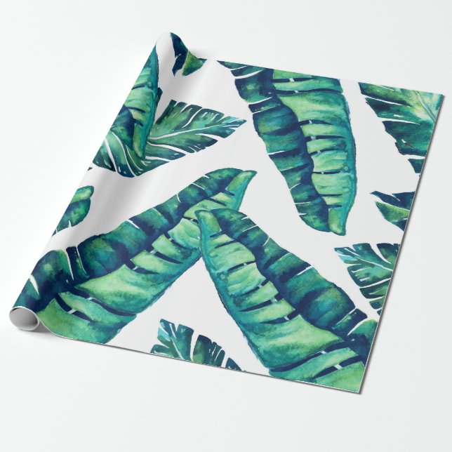 Papier Cadeau Charme tropical (Déroulé)