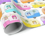 Papier Cadeau Charming Christmas Camper Vintage Trailer RV Xmas<br><div class="desc">Consultez ma boutique pour plus de couleurs et de motifs de vacances ! Veuillez également noter comment Zazzle imprime le motif et s'assurer que la taille est correcte pour vos besoins. Ils répètent le motif chaque 36" afin qu'il ne puisse pas s'aligner à vos fins. Ceci est vrai pour tous...</div>