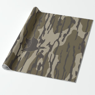 Papier Cadeau Chasse au canard camouflage à l'ancienne