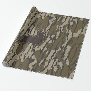 Papier Cadeau Chasse aux cerfs Bottomland Camo Deer Bottomland C