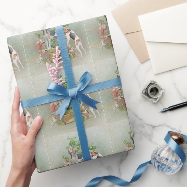 Papier Cadeau Chasse aux chiens (Cadeaux)