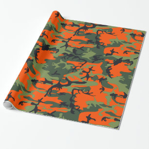 Papier Cadeau Chasse Camo