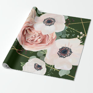 Papier Cadeau Chasseur de jardin géométrique de rouleaux de papi