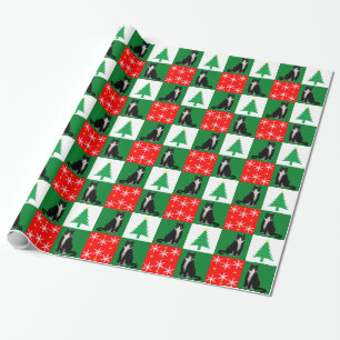 Papier Cadeau Chat de Noël