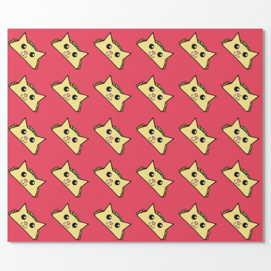 Papier Cadeau Chat De Taco Zazzle Fr