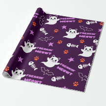 Chat fantôme d'Halloween