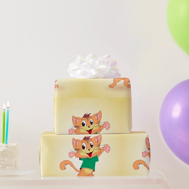 Papier Cadeau Chat groovy (Créateur téléchargé)