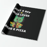 Papier Cadeau Chat Manger Pizza Et Taco Dans L'Espace Drôle Dire<br><div class="desc">Chat Manger Pizza Et Taco Dans L'Espace Drôle Dire</div>