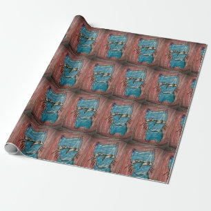 PAPIER CADEAU CHAT SMELLY