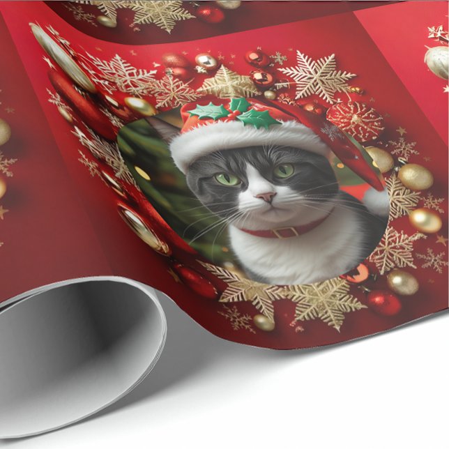 Papier Cadeau Chat smoking (Créateur téléchargé)