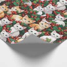 Chatons à Holly Christmas