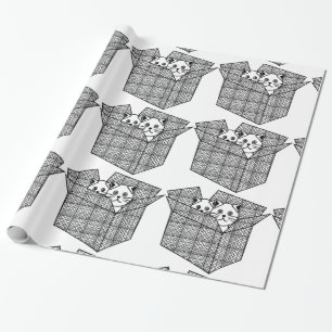Papier Cadeau Chatons dans une boîte Thunder_Cove