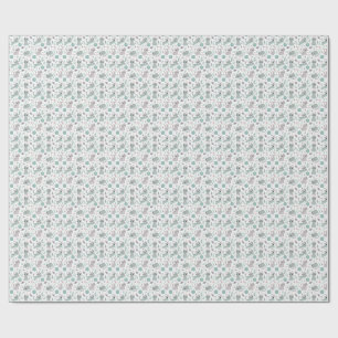 Papier Cadeau Chatons joueurs, fil et poissons - Motif de chat m