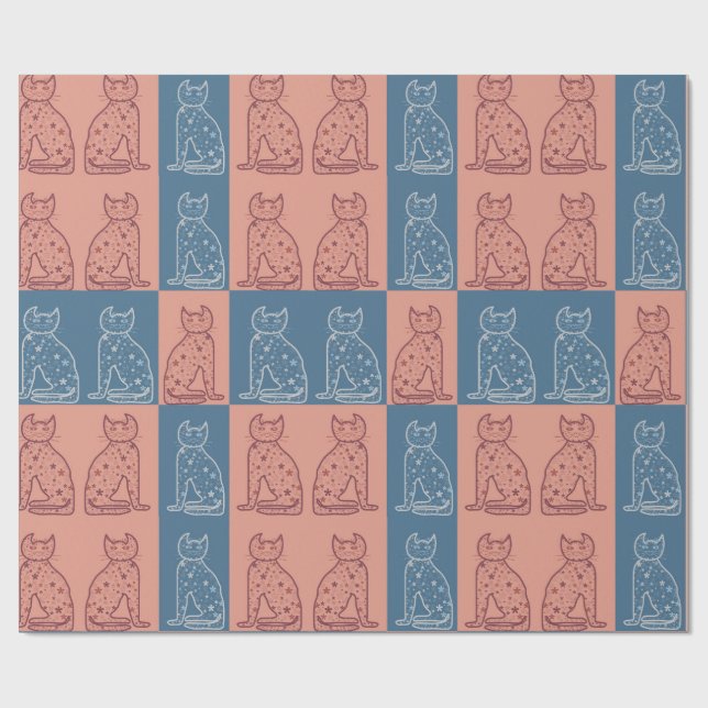 Papier Cadeau Chats (Plat)