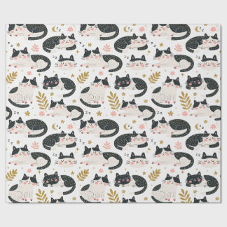 Papier Cadeau Chats endormis