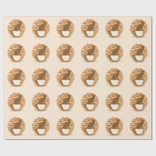 Papier Cadeau Chats Et Café