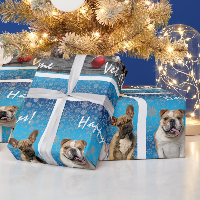 Papier Cadeau Chats et chiens Vétérinaires Noël (Vacances)