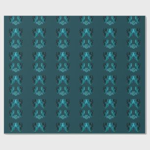 Papier Cadeau Chaussettes d'équipage TÊTE ROBOTIQUE CYBORG