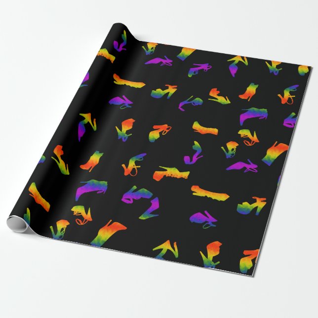 Papier Cadeau Chaussures Trippy (Déroulé)