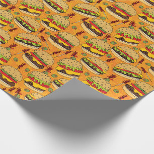 Papier Cadeau Cheeseburger de luxe