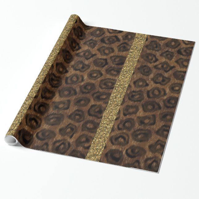 Papier Cadeau Cheetah Isotopes (Déroulé)