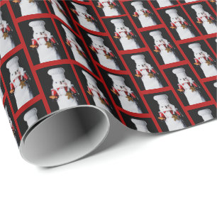 Papier Cadeau Chef Nutcracker Motif