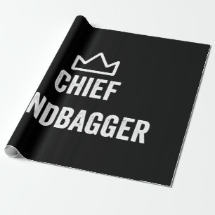 Papier Cadeau Chef Sandbagger Golf mème Bjj Chess Sandbag