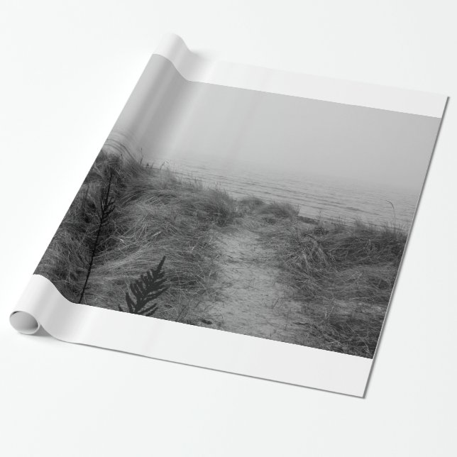 Papier Cadeau Chemin de plage (Déroulé)