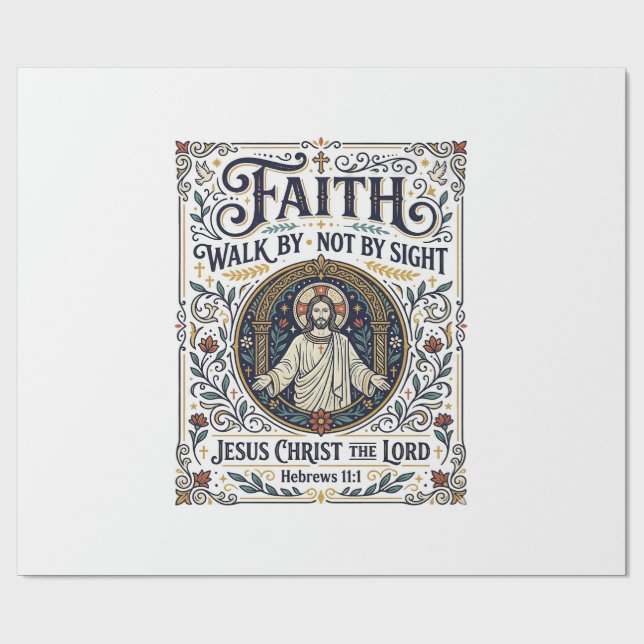 Papier Cadeau Chemise d'art d'écriture de journal de Bible de Jé (Plat)